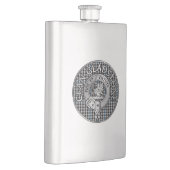 クラングラッドストーンクレスト&タータンチェック フラスク (右)