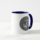 クラングラッドストーンクレスト&タータンチェック マグカップ (正面右)