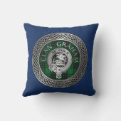 クラングラハムクレスト&タータンチェックノット クッション (裏面)