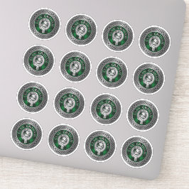 クラングラハムクレスト&タータンチェックノット シール