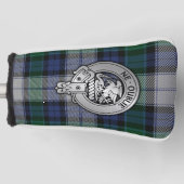 クラングラハムクレスト&ドレスタータンチェックゴルフヘッドカバー ゴルフヘッドカバー (正面)