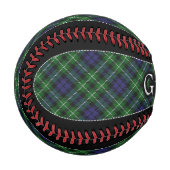 クラングラハムスコティッシュドリームタータンチェック 野球ボール (正面左)