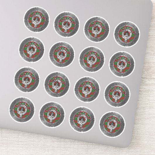 クラングラントクレスト&タータンチェックノット シール (詳細)