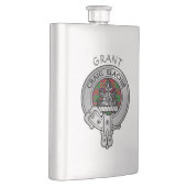 クラングラントクレスト&タータンチェック フラスク (右)