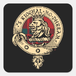 クラングレゴアバッジタータンチェックシール スクエアシール