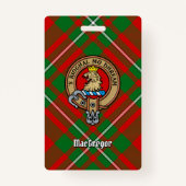 クラングレゴールクレストオーバータータンチェック バッジ (正面)