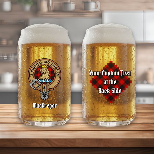 クラングレゴールクレストオーバーロブロイタータンチェック ガラス缶