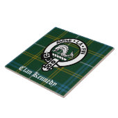 クランケネディクレストタータンチェック タイル (側面)