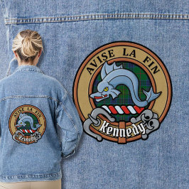 クランケネディクレストタータンチェック デニムジャケット