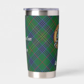 クランケネディクレストタータンチェック 保温保冷タンブラー (右面)