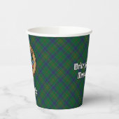 クランケネディクレストタータンチェック 紙コップ (左)