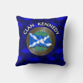 クランケネディタータンチェックノット&フラグ クッション (裏面)