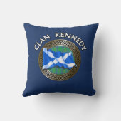 クランケネディタータンチェックノット&フラグ クッション (裏面)