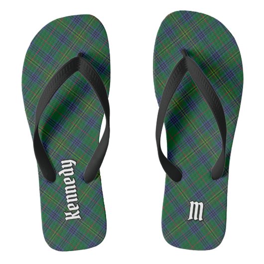 クランケネディタータンチェック ビーチサンダル (フットベッド)