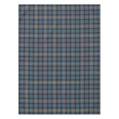 クランケネディティール（緑がかった色）グリーンアンドブラックエンシェントタータンチェック テーブルクロス (正面)
