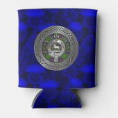 クランコクラーンクレスト&タータンチェックノット 缶クーラー (正面)