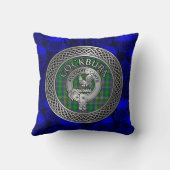 クランコックバーンクレスト&タータンチェックノット クッション (裏面)