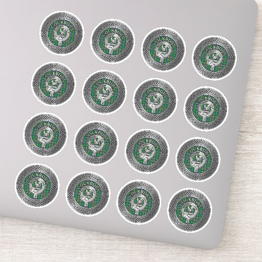 クランコックバーンクレスト&タータンチェックノット シール (詳細)