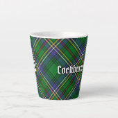 クランコックバーンタータンチェック カフェラテマグ (正面)