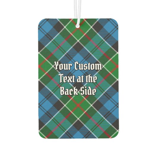 クランコルクーンクレストオーバータータンチェック カーエアーフレッシュナー (裏面)