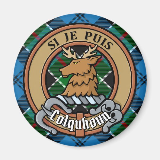 クランコルクーンクレストオーバータータンチェック マグネット (正面)