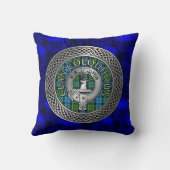 クランコルクーンクレスト&タータンチェックノット クッション (裏面)