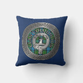 クランコルクーンクレスト&タータンチェックノット クッション (裏面)