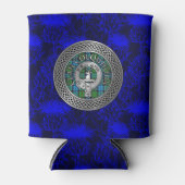 クランコルクーンクレスト&タータンチェックノット 缶クーラー (正面)