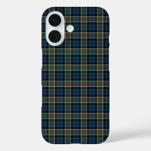 クランコルクーンタータンチェックネイビー、グリーン、レッドプレイド iPhone 16ケース