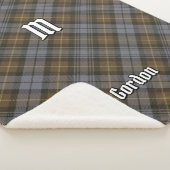 クランゴードンウェザーズタータンチェックシェルパブランケット シェルパブランケット (3/4)