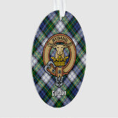 クランゴードンクレストオーバードレスタータンチェックオーナメント オーナメント (正面)