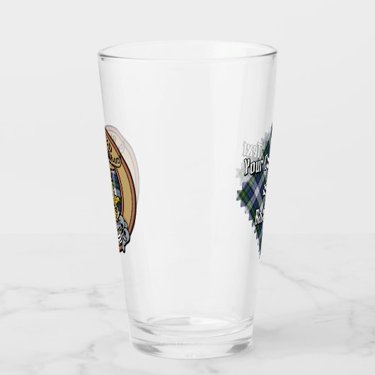 クランゴードンクレストオーバードレスタータンチェック タンブラーグラス (左)