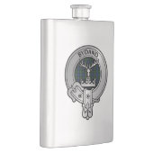 クランゴードンクレスト&タータンチェック フラスク (右)