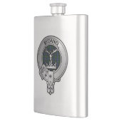 クランゴードンクレスト&タータンチェック フラスク (左)