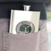 クランゴードンクレスト&タータンチェック フラスク (インサイチュ)