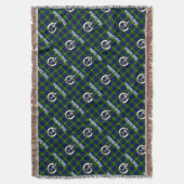 クランゴードンタータンチェッククレスト スローブランケット (正面縦)