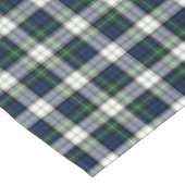 クランゴードンブルー、グリーン、ホワイトドレスタータンチェック テーブルクロス (アングル)