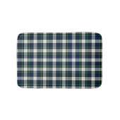 クランゴードン王室のブルーとホワイトスコットランドタータンチェック バスマット (正面)