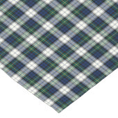 クランゴードン王室のブルー&ホワイトドレスタータンチェック ショートテーブルランナー (コーナー)