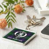 クランサザーランドクレスト&タータンチェック キーホルダー (側面)