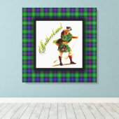 クランサザーランドスコティッシュドリーム キャンバスプリント (インサイチュ (ウッドフロア))