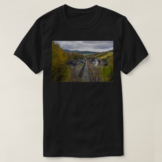 クランザール駅 Tシャツ (デザイン正面)