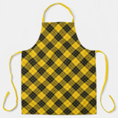 クランシェフマクレッドタータンチェック格子柄 エプロン (正面)