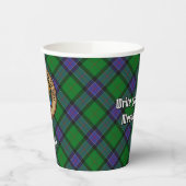 クランシンクレアクレストオーバー狩りタータンチェック 紙コップ (左)