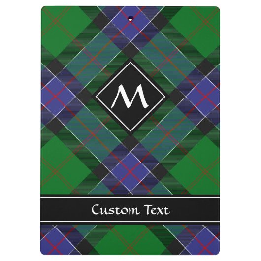 クランシンクレア狩りタータンチェック クリップボード (裏面)