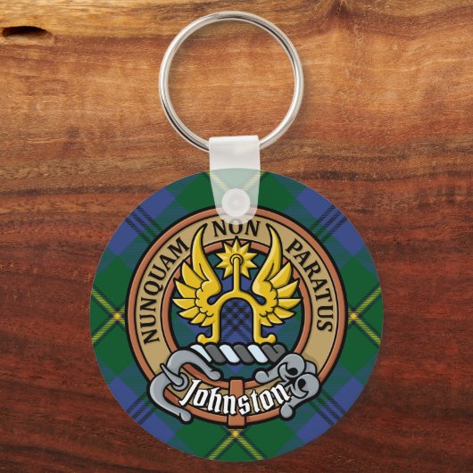 クランジョンストンクレストオーバータータンチェック キーホルダー (正面)