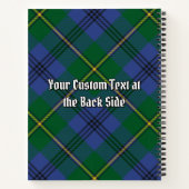 クランジョンストンクレストオーバータータンチェック ノートブック (裏面)