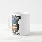 クランジョンストーンジョンストンタータンチェックスコットランド コーヒーマグカップ (正面左)