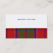 クランスタイリッシュグラントプレイドカスタム名刺 名刺 (裏面)