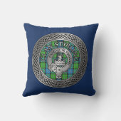 クランスターリングクレスト&タータンチェックノット クッション (裏面)